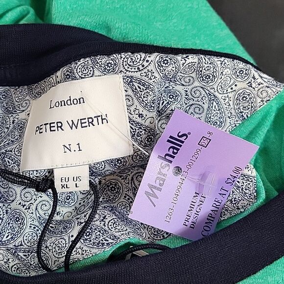 BRAND NEW PETER WERTH LONDON MEN'S SHORT SLEEVE SHIRT - Picture 14 of 15